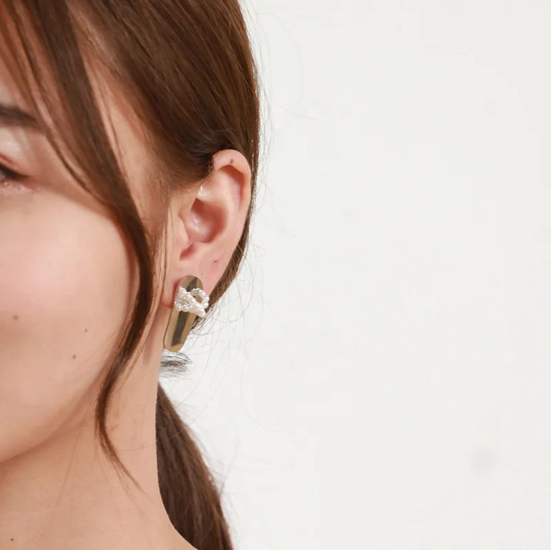 

Eico 2021 Earring Earphone Slipper Stainless Steel Studs Earring Interesting Earphone Earring Studs For Women And Men