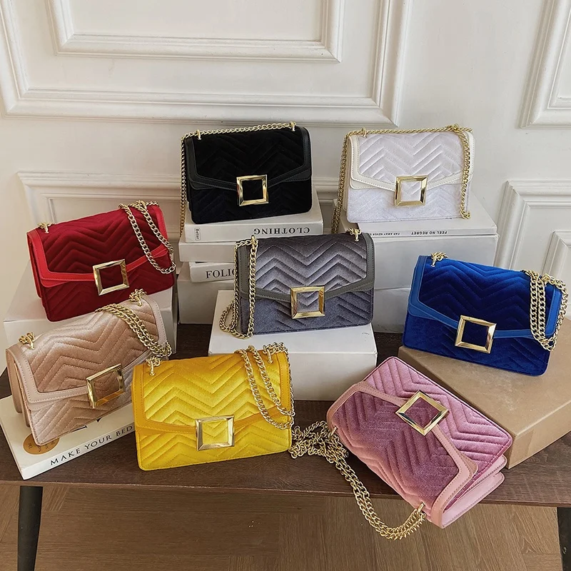 

New Design Luxury 2022 Shoulder Handbags for Fashion Women Wholesale Shoulder Jelly Purse Ladies Crossbody Velvet Bag, Red,grey,white,blue,yellow,khaki,black,pink