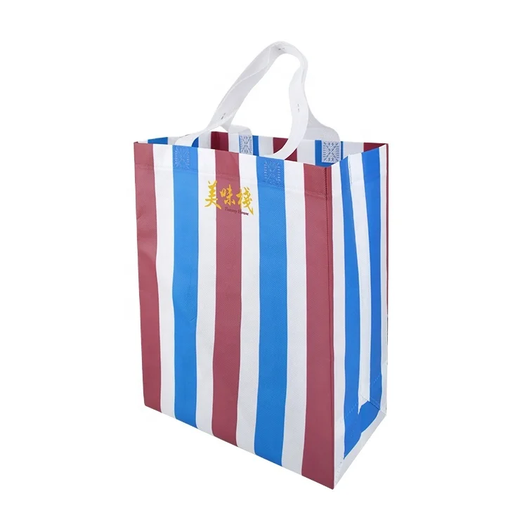 

recycle foldable matte non woven laminated shopping tote bag with new design, Oem