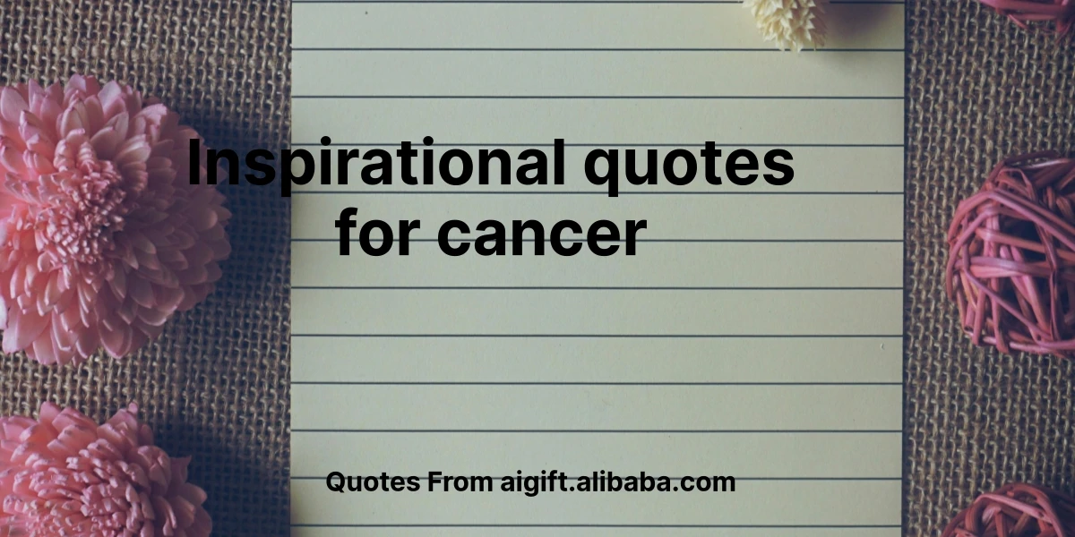 inspirational quotes for cancer