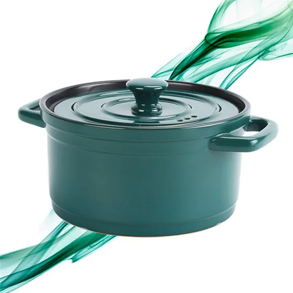 

Ceramic Cooking Pot Cookware Set With Enamel Coating 22cm, Customized color