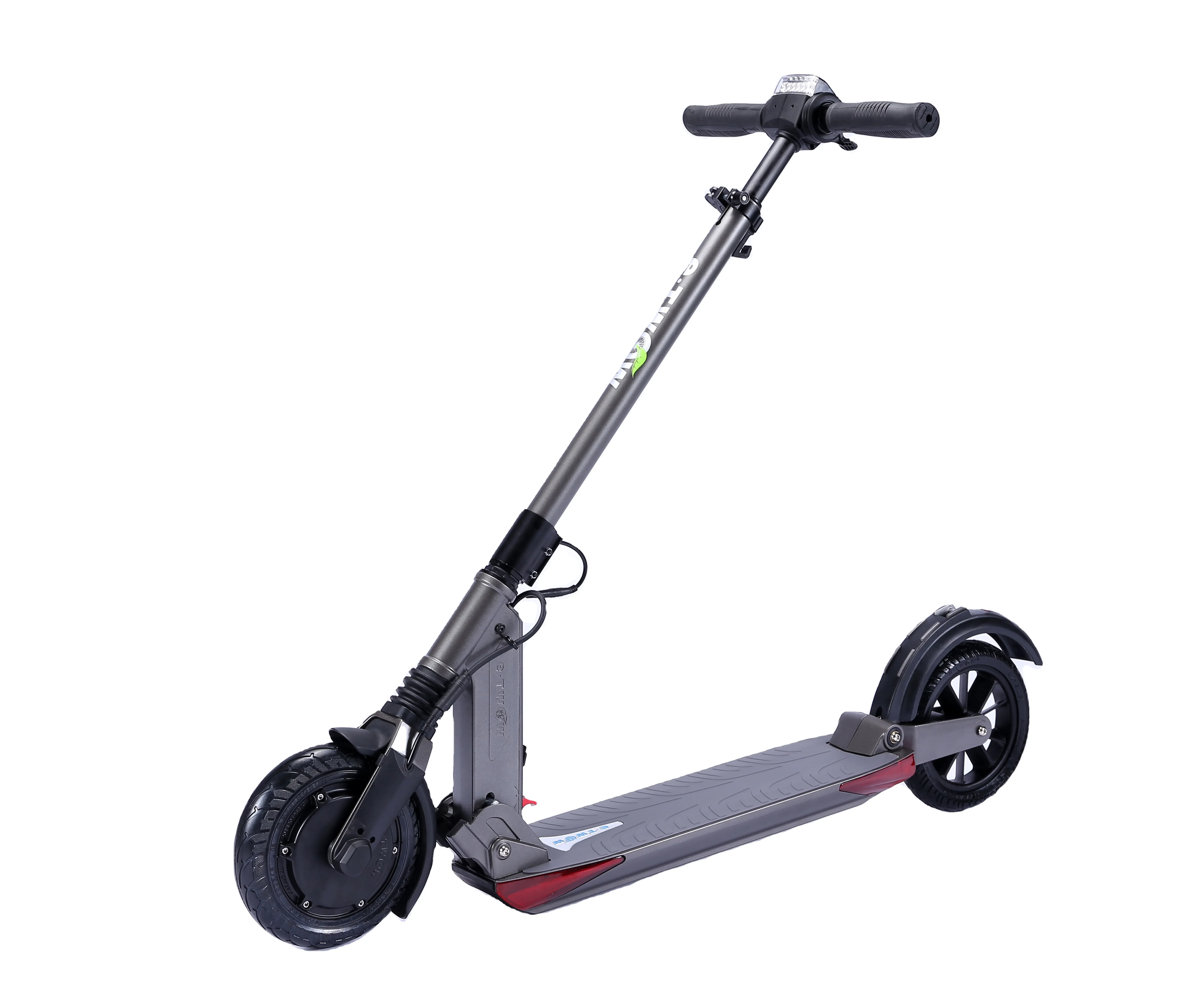 

Booster V grey color electric folding bicycle kick scooter, White black and grey