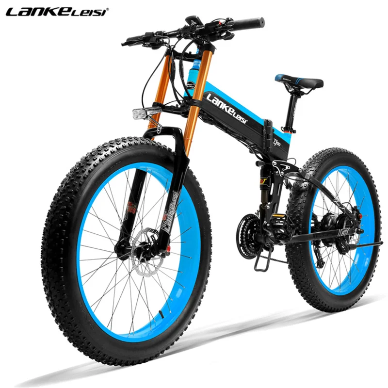 

Factory wholesale 1000W folding electric mountain fat e bike electric city bicycle 26 inch Ready to ship