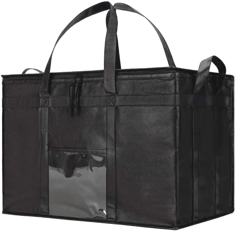 

Cheap wholesale hot food delivery flat folding cooler bag insulated, Customized color