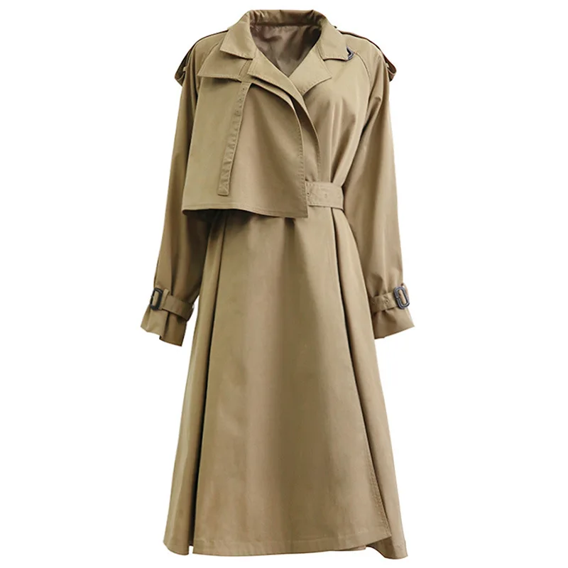 

Suit collar jacket temperament small heavy coat long coat