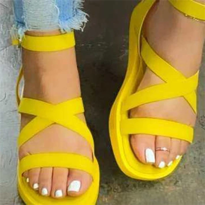 

2020 new Summer women's sandals, cross belt lady sandals