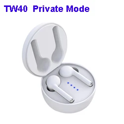 type-c noice canceling wireless private earbuds headset b10 white headphones - ANKUX.COM