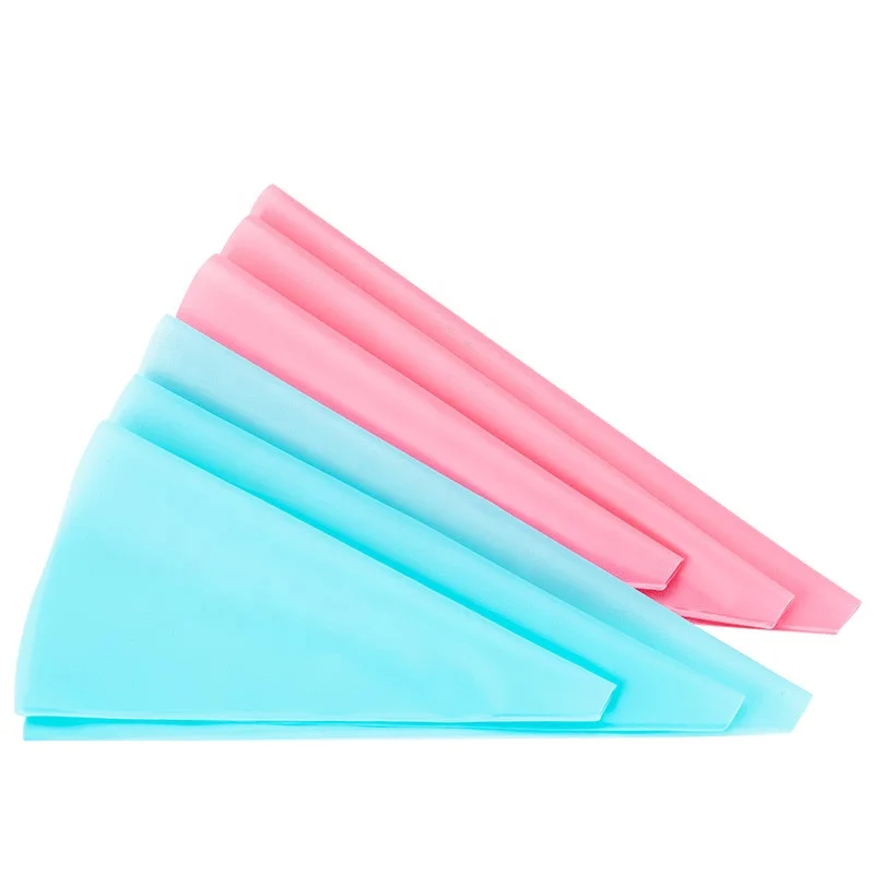 

4-Packs of  Reusable EVA Pastry Piping Icing Bag Cream Pastry Piping Bag for Decorating Baking Cake Fondant, Blue pink