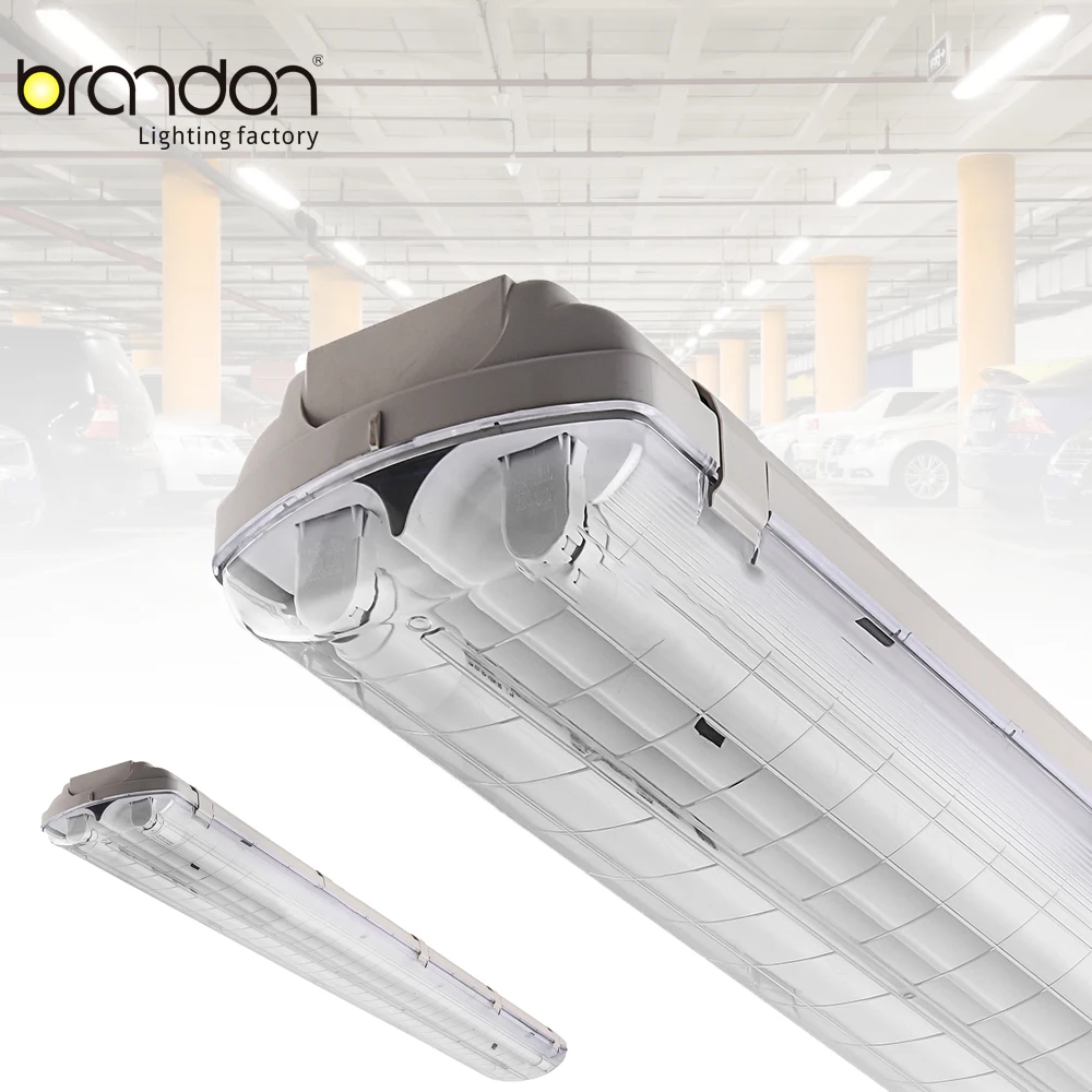 Motion Sensor Led Triproof Ceiling Vapor Proof Light Ip65 LED Garage Light 4Ft linear tri_proof linear fixture tri-proof batten