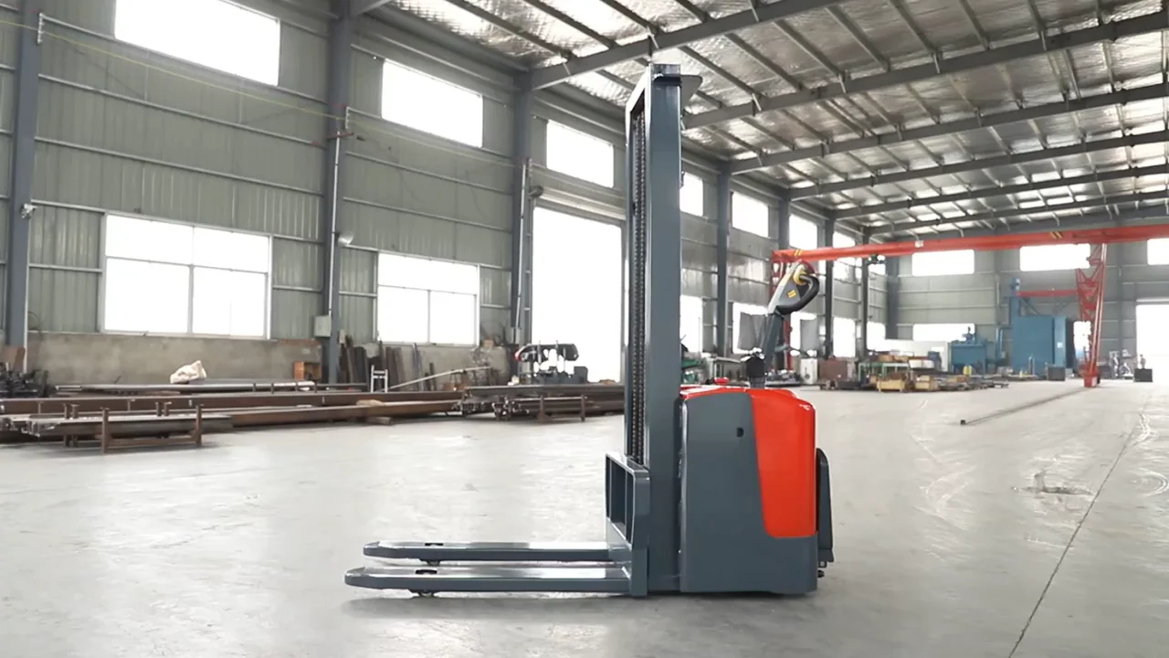 China Suppliers Counter Balanced Electric Stacker Balance Type Reach