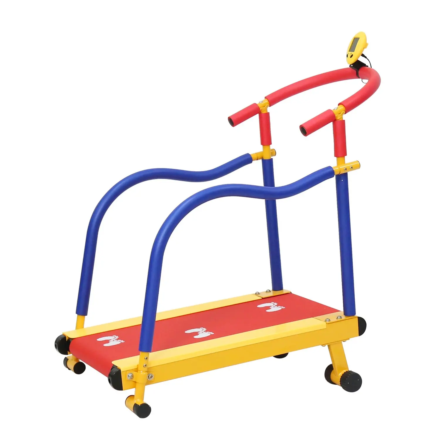 

Folding treadmills kids home gym running fitness equipment Children's foldable manual treadmill machine sale