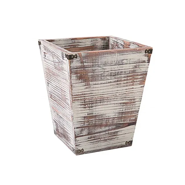 

Eco Friendly Decor Utility Wooden Garbage Bin Trash Storage Garbage Basket For Home Office, Customize colour