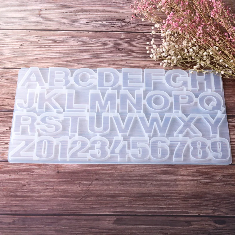 

RM1301 letter mold amazing alphabet mold high quality letter mold silicone