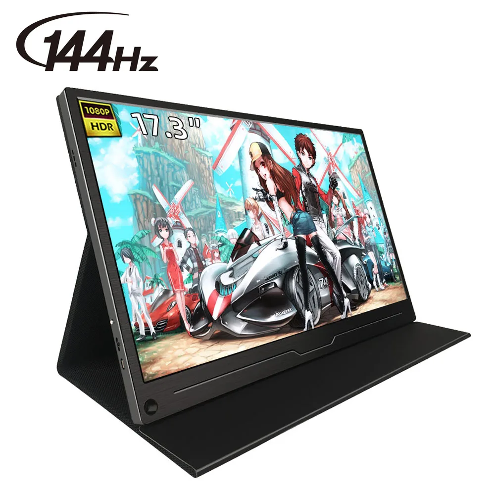 

Super thin 17.3 inch IPS screen Full High-definition 1080P Portable gaming Monitor 144hz With speakers option