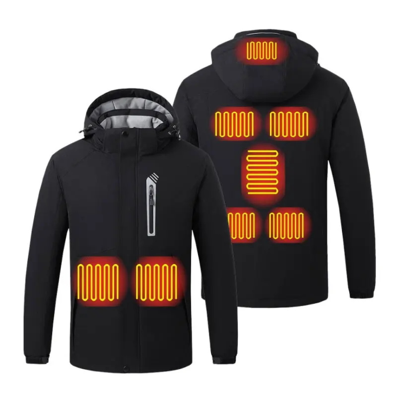 

Hot sale Men's winter heat jacket Outdoor Stylish usb heat jacket unisex heated jacket