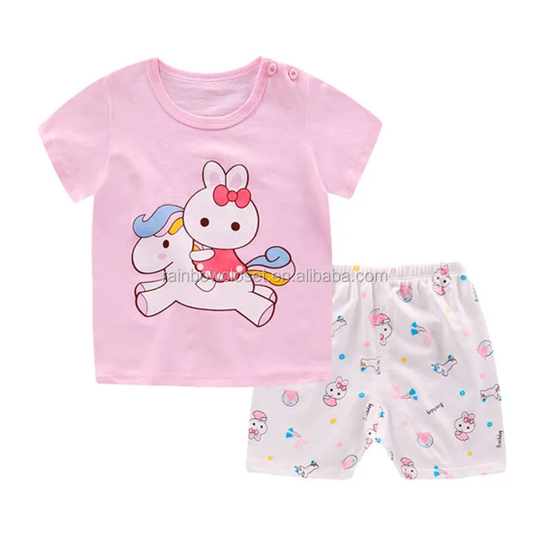 Pyjama A Manches Courtes Pour Filles Vente En Gros Ensemble Short Fetes Ete Buy Ensemble De Vetements De Nuit Pour Filles Ensemble D Ete Pour Bebe Fille Ensemble De 2 Pieces Pour Enfants Product On Alibaba Com