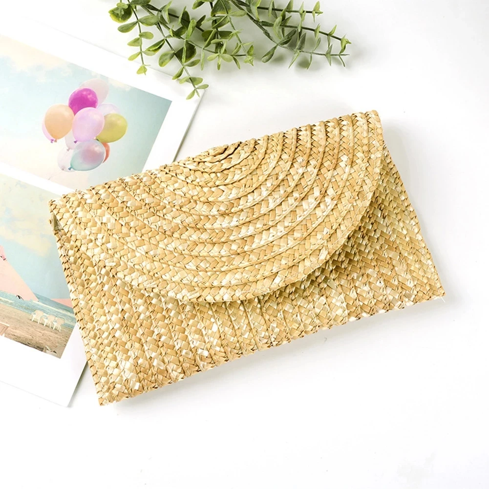 

2022 wholesale wheat women handbag eco-friendly Straw custom large Beach Bag 100%natural straw handmade bags, Natural /black