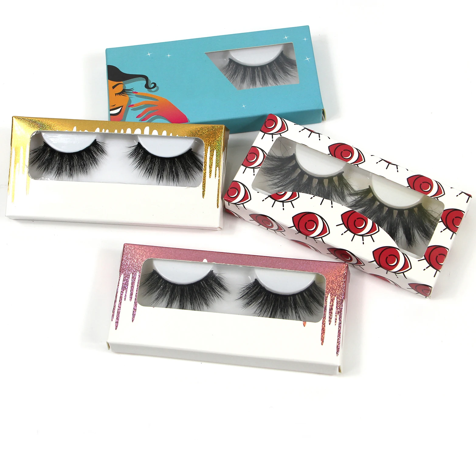 

Professional False Lashes 3d Mink Eyelash Wholesale Eyelashes, Black color