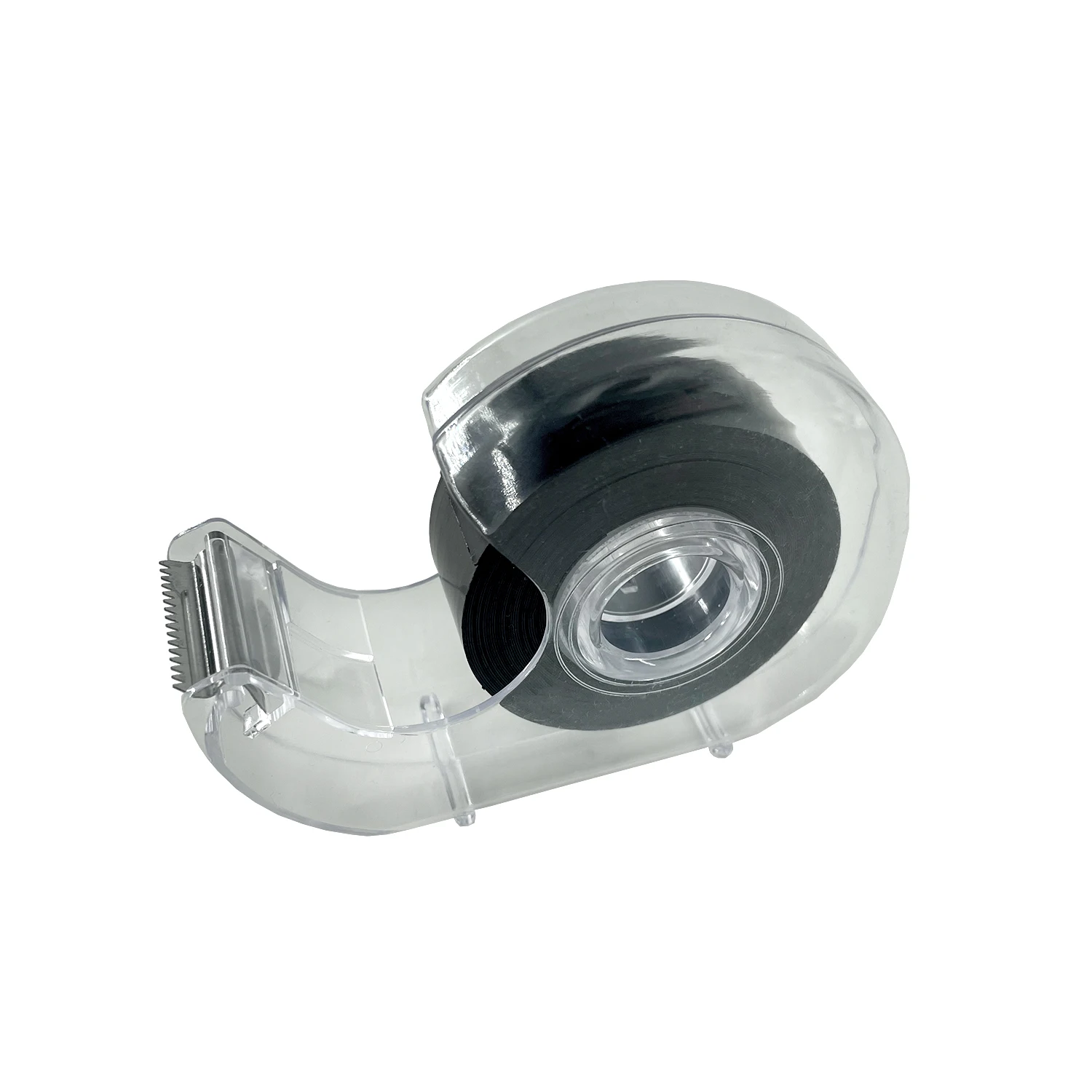 

Adhesive Magnet Tape (1 roll - . long) in dispenser extra thin black/dark gray