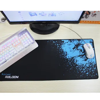 

Custom printed blue dargon large size shaped gaming mouse pad, Customer designs