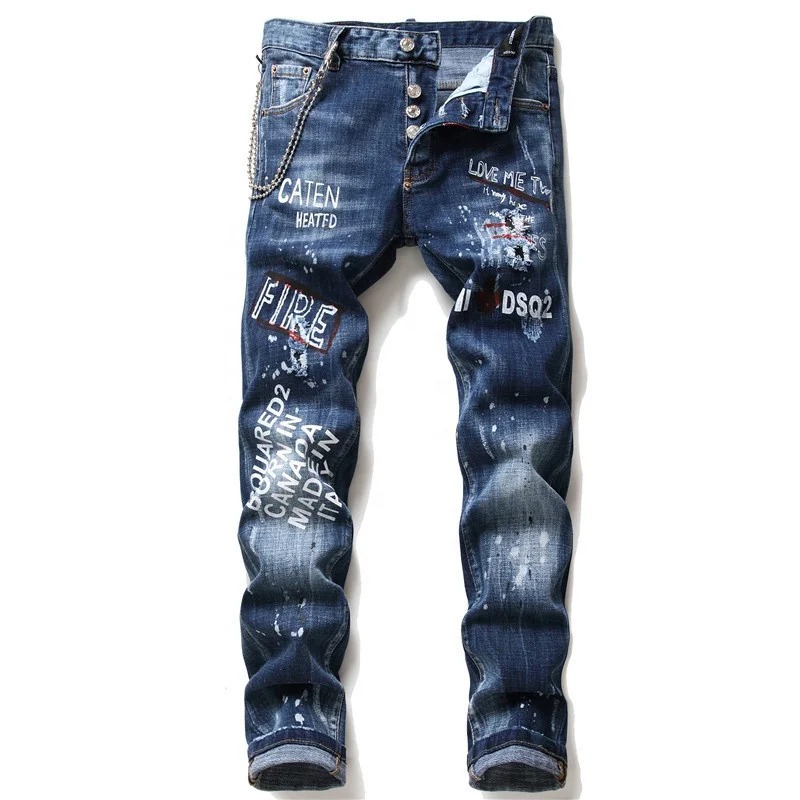 

Fashion Men's Denim Pant Clothing Wholesale Mans Jeans, Blue