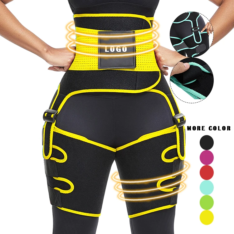 

Custom Logo Adjustable Belt Waist Trimmer Waist And Thigh Shaper Neoprene