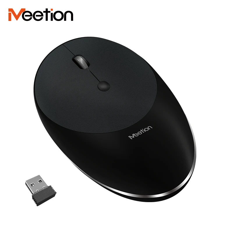 

MEETION R600 Mouse Pink Usb Rechargeable Computer Sem Fio Inalambrico Recargable Wireless For Macbook Pro, Rose gold, silver, space gray