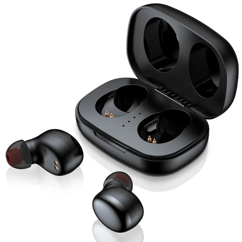 Newest Display Products TWS Earbuds V5.0 Stereo Mini Wireless BT Earphone With Charger Case led power