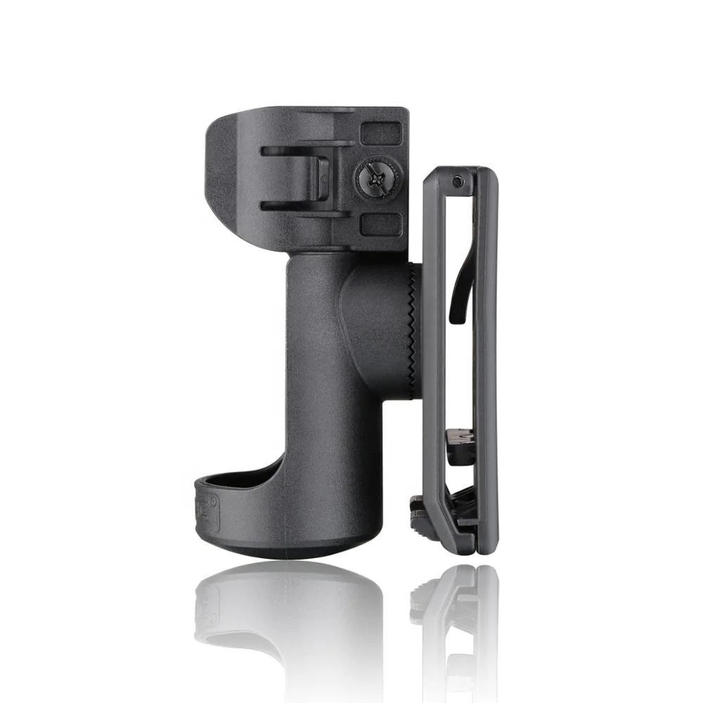 

Cytac Universal Flashlight Carrier Torch Holder with Belt Clip, Black