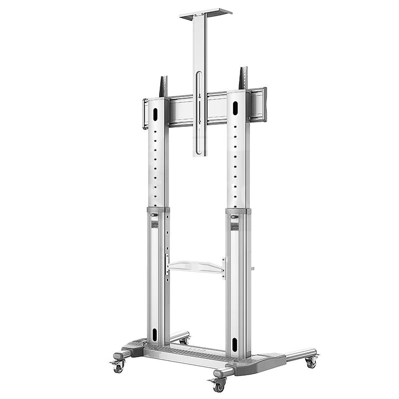 Kaloc Af80s Heavy Duty Pole Universal 45"70 Tv Mount Wheels Mobile