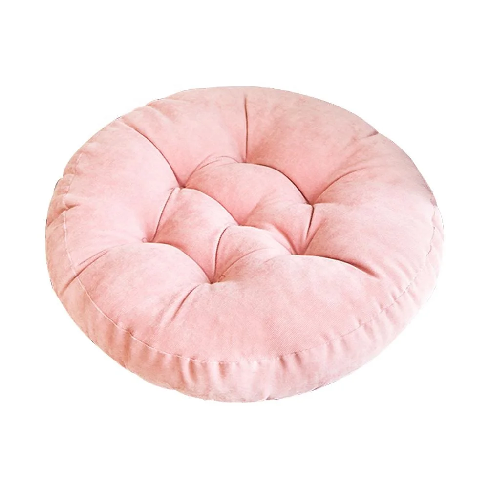 

TY New Round Chair Cushion Simple High Resilience Soft Futon Mat for Dining Chair Student Bench Office Yoga, Customized color