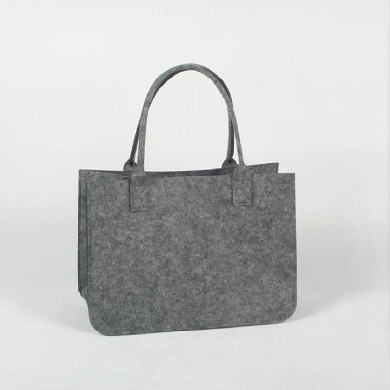 factory supply customized size felt bag tote