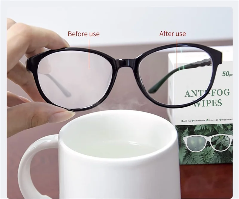 

Anti Fog Phone Wipes LCD Screen Optical Lens Glass Wipe Wet Tissue Anti Fog Cleaner Wet Wipes For Wholesales