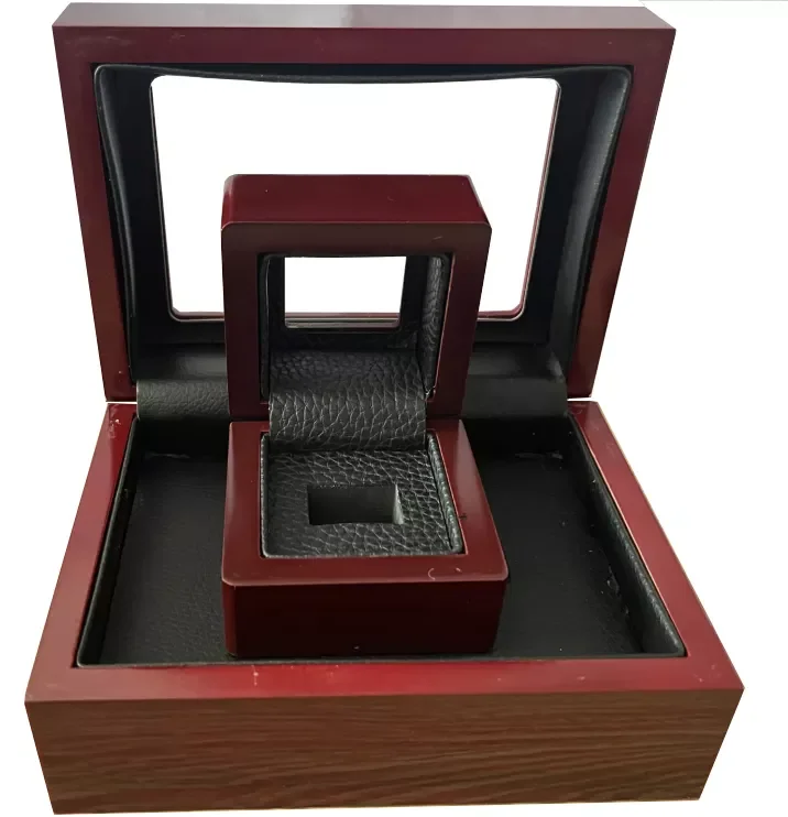 

Hot sell luxury factory wholesale custom wooden jewelry box ring box wooden jewelry box