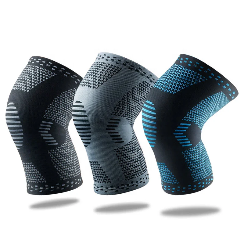 

Wholesale Fitness Kneepad Gym Gear Patella Running Basketball Volleyball Tennis Compression Sports Knee Brace