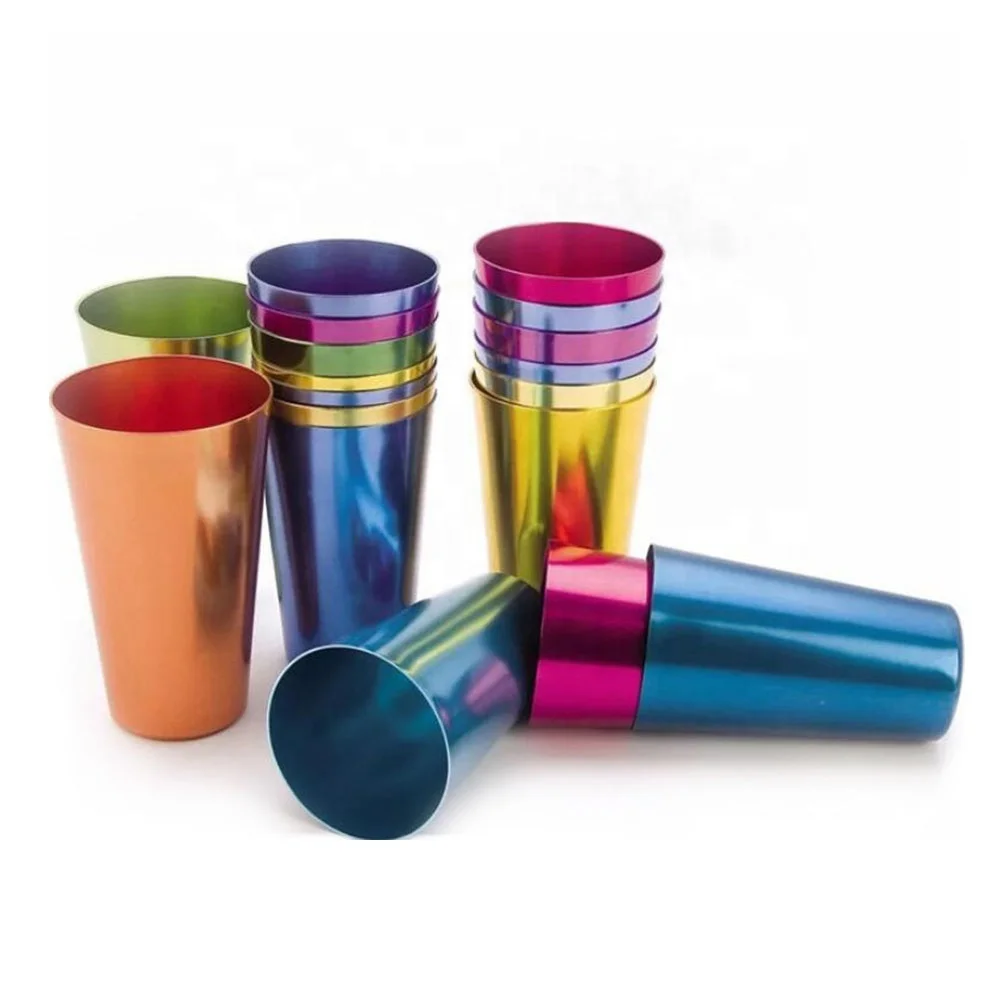 

KLP RTS high-quality metal aluminum tumbler cup to keep frozen drinkware multi-color customization, Customized color