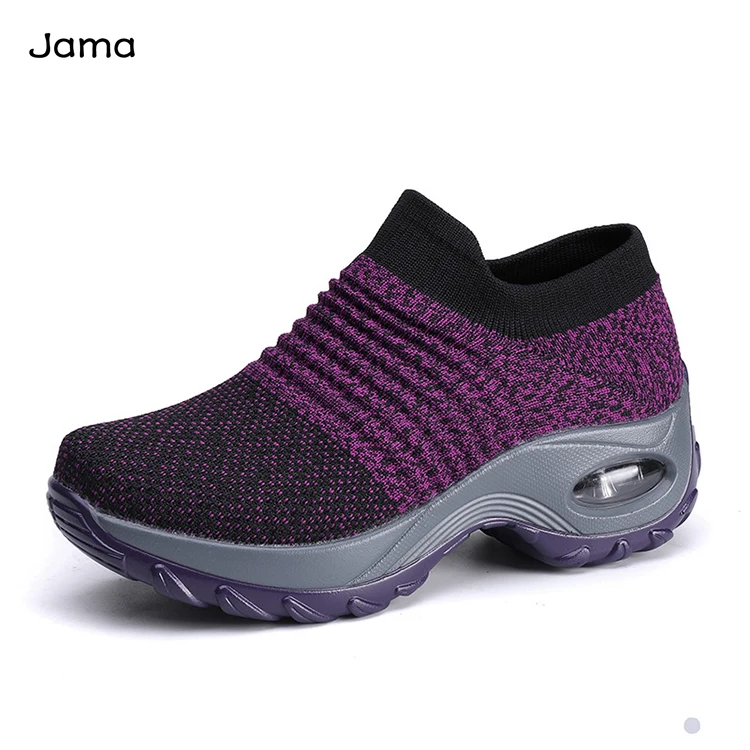 

Mesh Slip On Women's Walking Shoes Lightweight Sock Sneakers Women Ladies Footwear Shoes, Black1,black2,grey,white,blue,red,purple