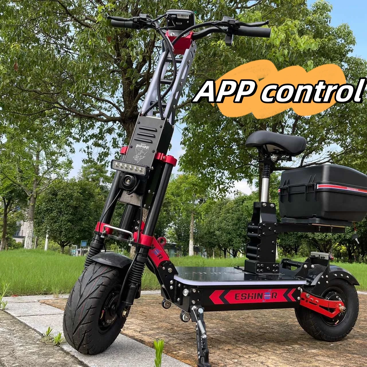 

Geofought popular waterproof electric scooter 15000w fast speed 120km/h sine wave e scooter with nfc/password