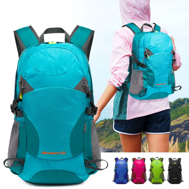 30L travel sports bag Large waterproof outdoor hiking sports backpack