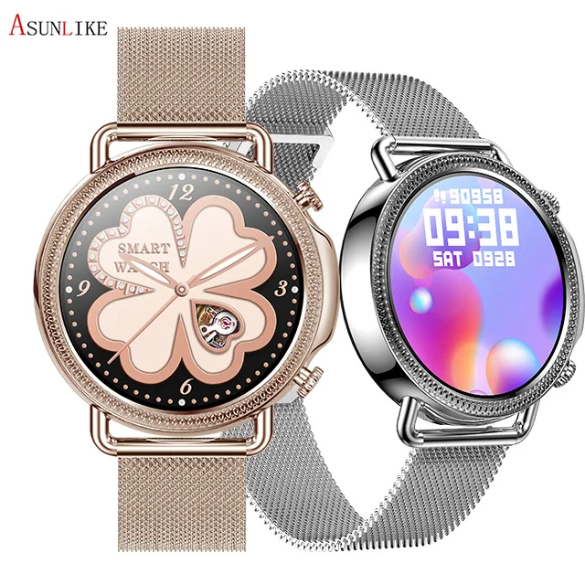 

2021 New Women's Watch Smart Alarm Clock Luxury Metal Watch android phone Fashion Sports Smart Watch
