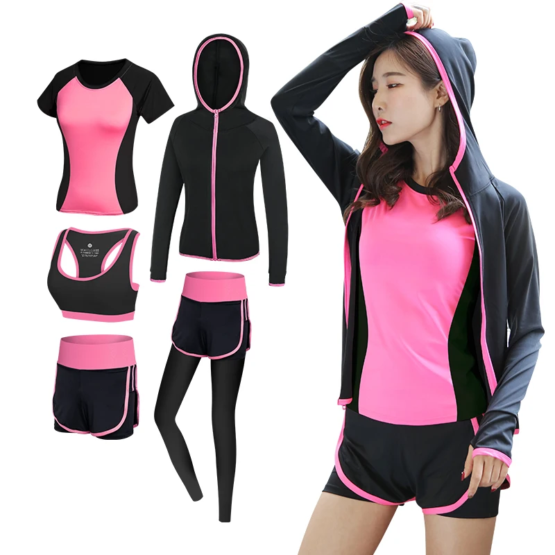 

Ropa Deportiva Fitness Activewear Women Workout Leggings Gym Running Yoga Wear Set