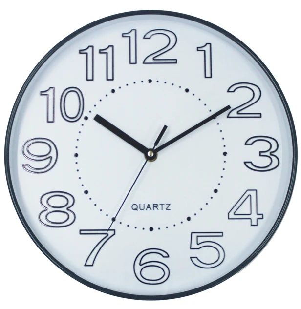 

Customized Large Plastic Wall Clock for Home Decoration