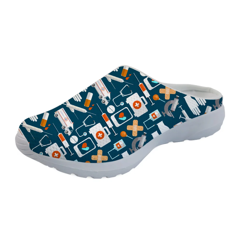 

China Factory Cartoon Doctor Printed Slippers Mens Sports Footwear Eva Flat Slippers For Womens 2019, Customized color