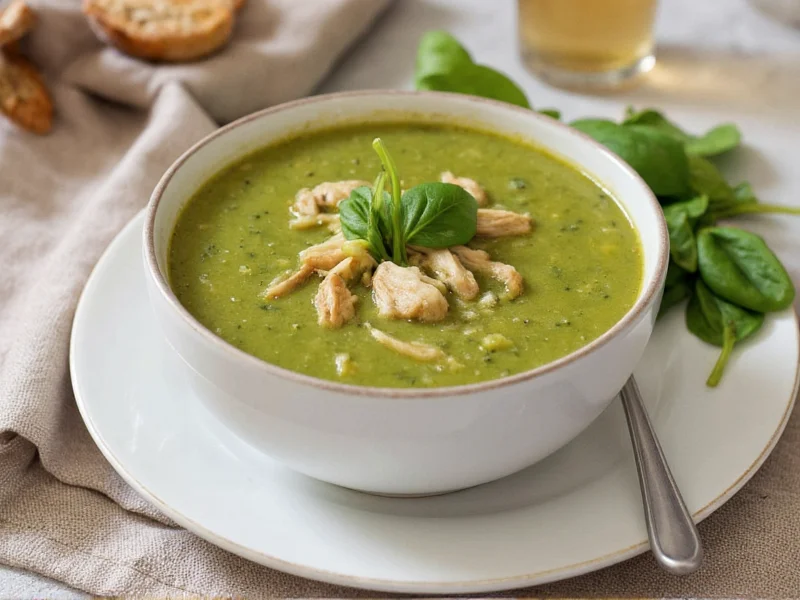 Chicken Spinach Soup: Nutritious Recipe & Health Benefits