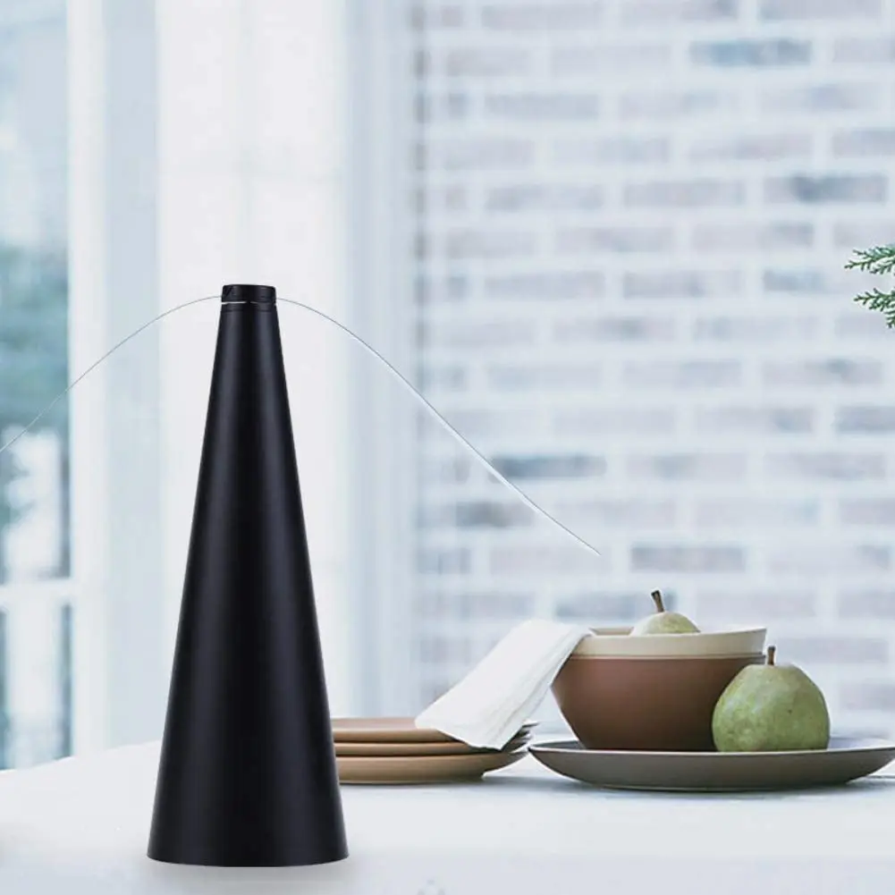 

Indoor Portable Fly Repellent Fan Soft Blade Flies Repeller Rechargeable Cooling Fan for Insect Control Use Summer 8.2*8.2*24, Black, silver