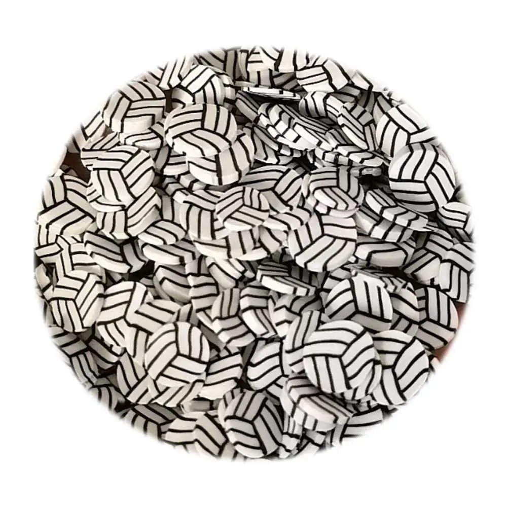 

Pottery Volleyball Sprinkles Simulation Sport Volleyball Clay Slices Soft for DIY Crafts Filling Decoration Accessories