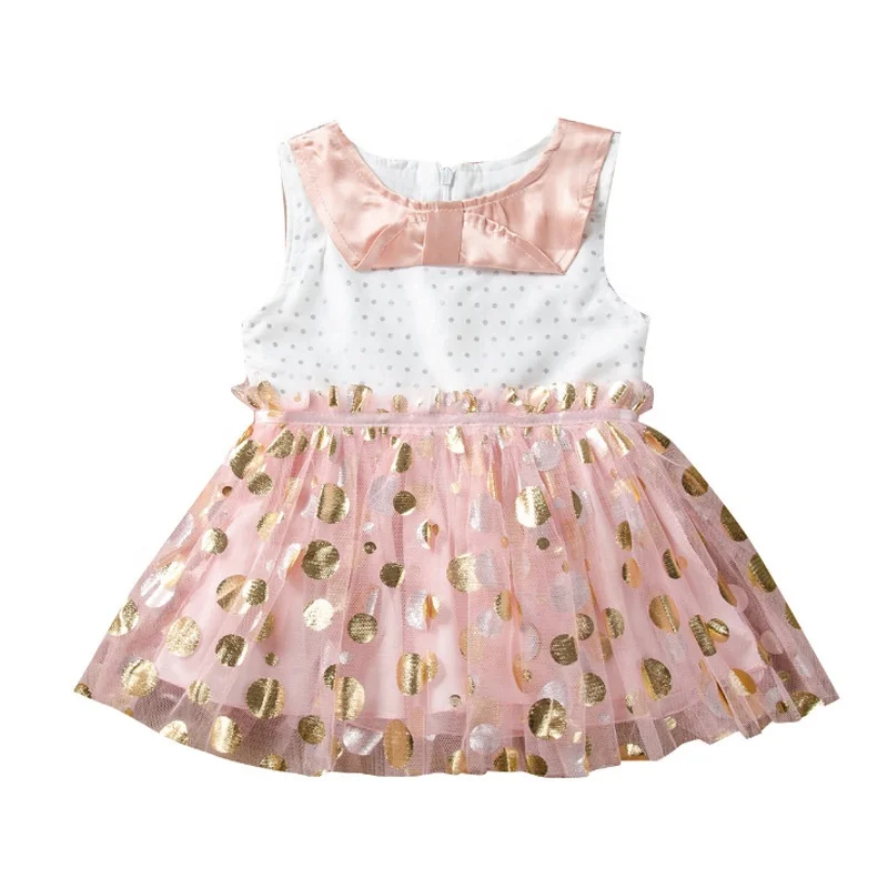 

New design Sleeveless vest sweet princess lace dress kids dresses for girls