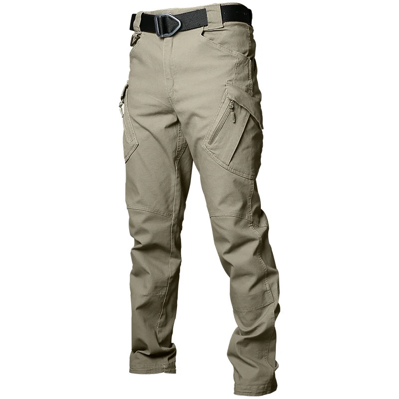 

Men's Waterproof Softshell Military Tactical Pants Army Fans Combat Pant Hiking Hunting Trousers Multi Pockets Cargo Pant, Khaki,brown,green,black,gray