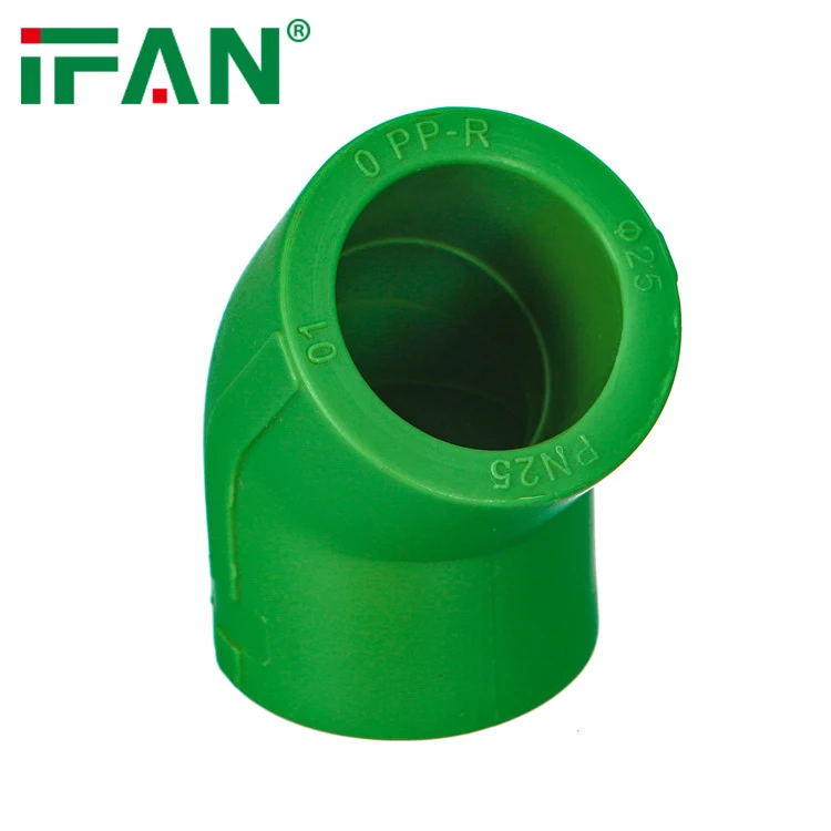 

IFAN Hot Selling Pure Plastic Elbow Fitting PPR Fittings For Water Pipe Connection