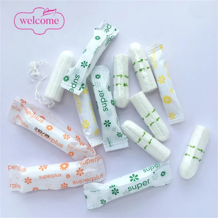 

Private Label Organic Tampons Purple 100 Cotton Tampons Super Plus Non Applicator Tampons